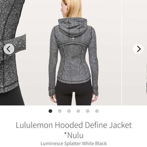 Lululemon Hooded Define Jacket